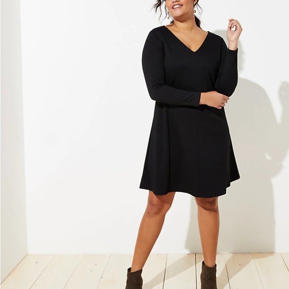 LOFT Dresses & Skirts - LOFT | Plus Doubleface Flare Dress